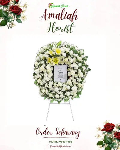 Krans Bunga Duka Cita di Kandangserang