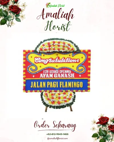 Bunga Papan Congratulation di Kandangserang